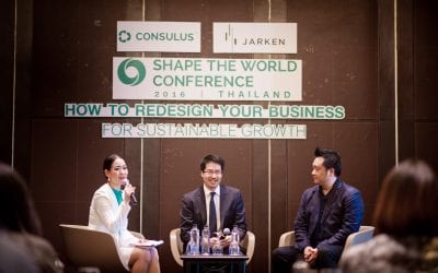 Shape the World Conference 2016 in Thailand: “How to redesign your business for sustainable growth”